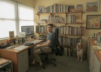 A kid's book Creater at Work, he is making AI Children's Books